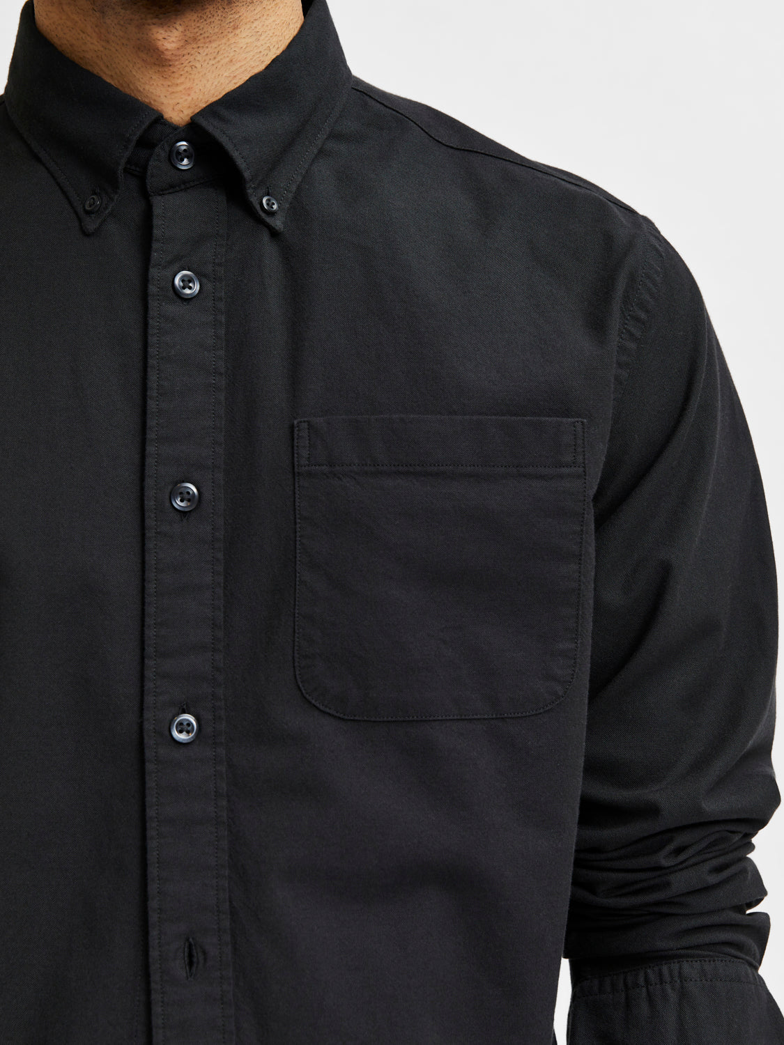 SLHREGRICK-OX Shirts - Black